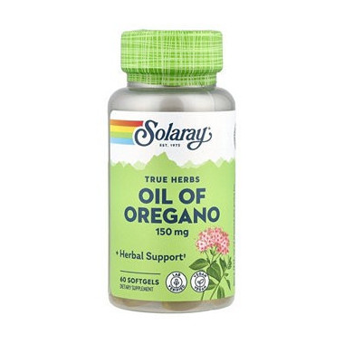 Aceite Oregano SOLARAY 150 Mg Perlas