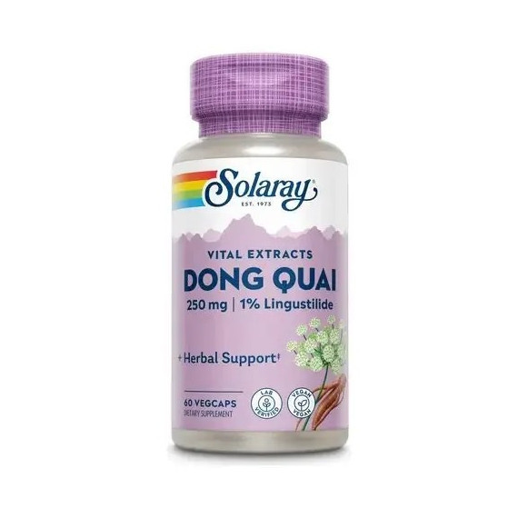 Dong Quai 250 Mg 60 Capsulas SOLARAY