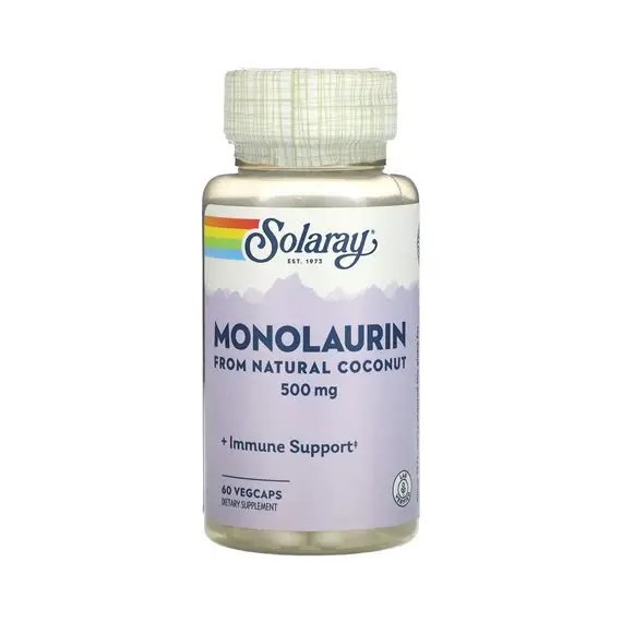Monolaurin 500 Mg 60 Capsulas SOLARAY