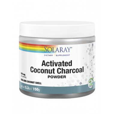 Activated Coconut Charcoal 150 Gr SOLARAY