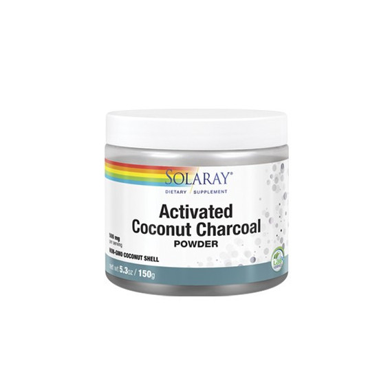 Activated Coconut Charcoal 150 Gr SOLARAY