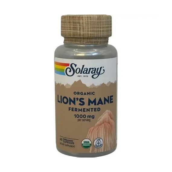 Melena de Leon 500MG 60 Capsulas SOLARAY