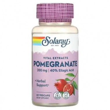Pomegranate 200 Mg  60 Capsulas - SOLARAY