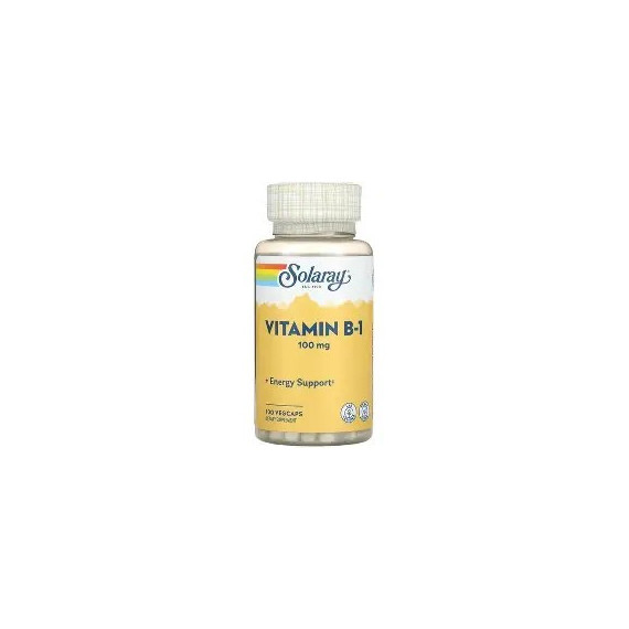 Vitamina B1 100MG 100 Capsulas SOLARAY