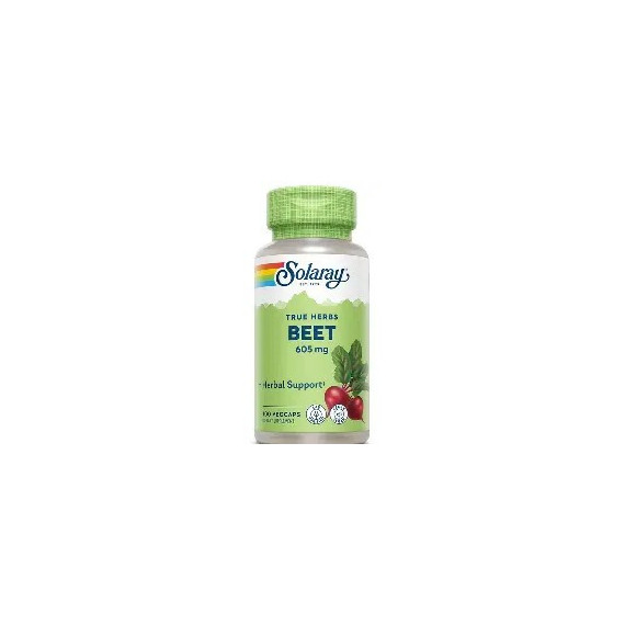 Remolacha Beet Root 605 Mg 100 Capsulas SOLARAY