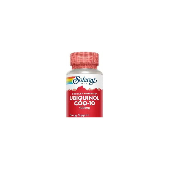 Ubiquinol COQ-10, 100MG 30 Capsulas SOLARAY