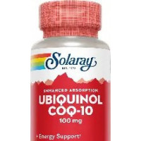 Ubiquinol COQ-10, 100MG 30 Capsulas SOLARAY