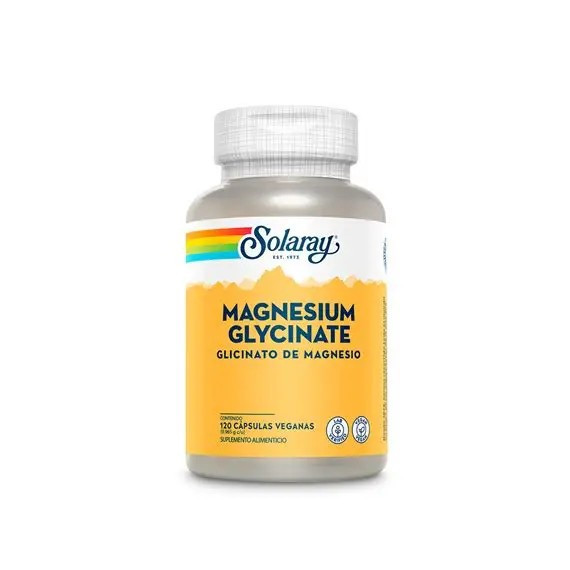 Glicinato de Magnesio 120 Capsulas SOLARAY