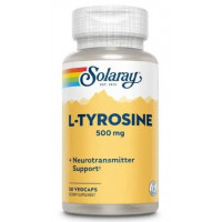 L Tirosina 500MG 50 Capsulas SOLARAY