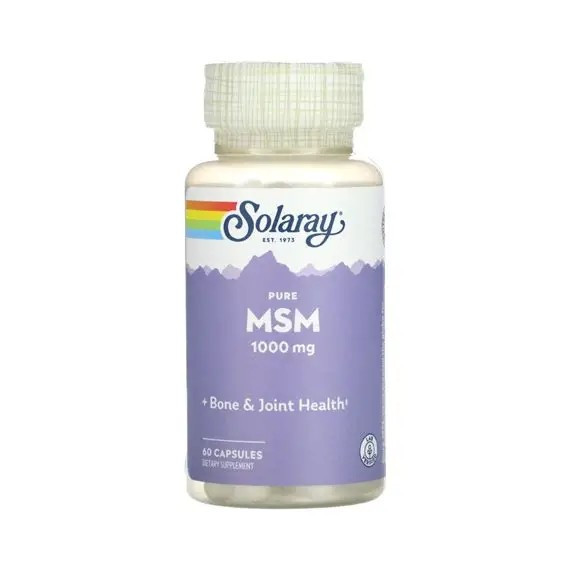 Pure Msm 1000 Mg 60 Capsulas SOLARAY