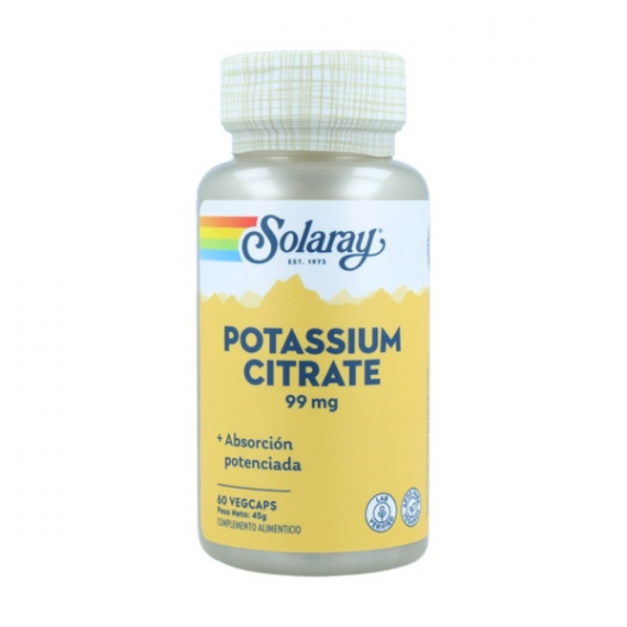 Potasio Citrato 60 Capsulas SOLARAY
