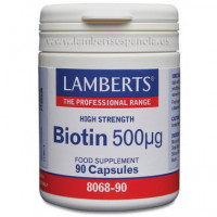 Biotina 500 Mcg 90 Capsulas LAMBERTS