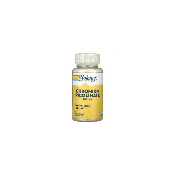 Picolinato Cromo 200MG 50 Comprimidos SOLARAY