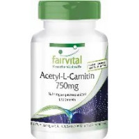 Acetyl L-carnitina 750MG 120 Capsulas FAIRVITAL