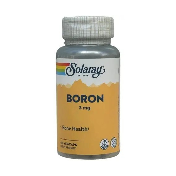 Boro Citrato 60 Capsulas SOLARAY