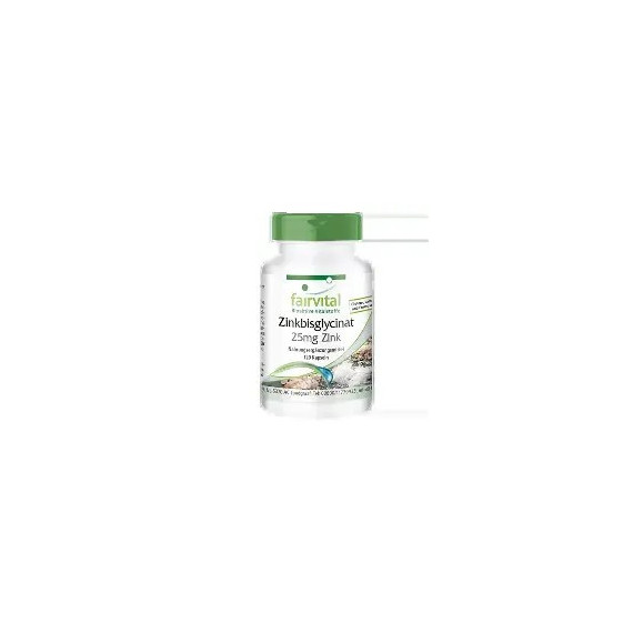 Bisglicinato Zinc 25 Mg 120 Capsulas FAIRVITAL