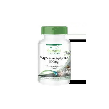 Bisglicinato de Magnesio 500MG 90 Capsulas FAIRVITAL