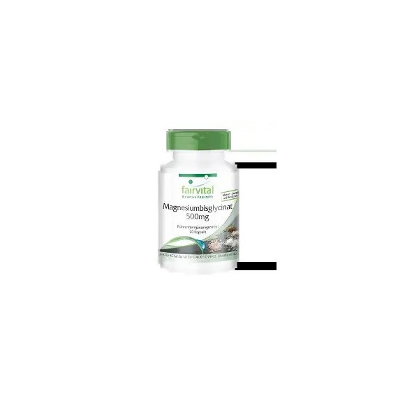 Bisglicinato de Magnesio 500MG 90 Capsulas FAIRVITAL