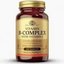 Vitamina B-complex + Vitamina C 100 Tabletas SOLGAR