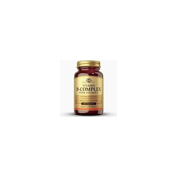 Vitamina B-complex + Vitamina C 100 Tabletas SOLGAR