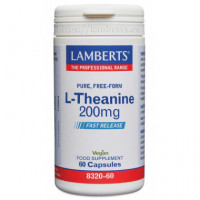 L-theanina 200MG 60 Capsulas Liberacion Rapida LAMBERTS