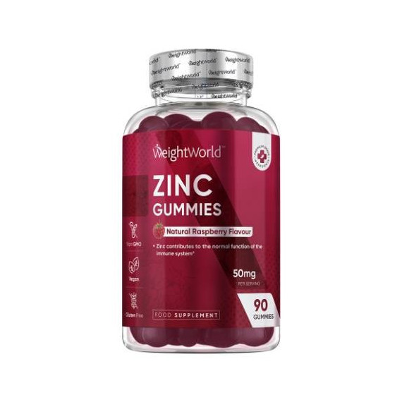 CITRATO DE ZINC 50 MG 90 GOMITAS WEIGHTWORLD