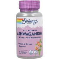 Ashwagandha Ayurvedic  60 Capsulas SOLARAY