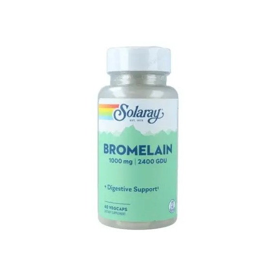 Bromelain 1000MG 60 Capsulas SOLARAY