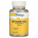 Betaine Hcl Pepsin 250 Mg C/180 Caps SOLARAY