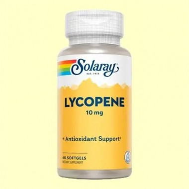 Lycopene 10 Mg- 60 Capsulas SOLARAY