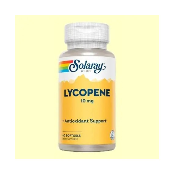 Lycopene 10 Mg- 60 Capsulas SOLARAY