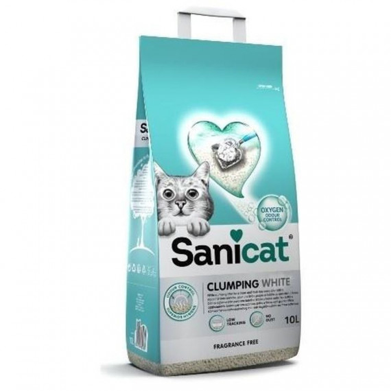 Sanicat Arena Aglomerante White sin Aroma 10 L  SANI