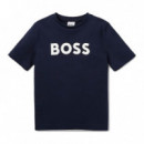 CAMISETA CON LOGO EN CONTRASTE KIDS