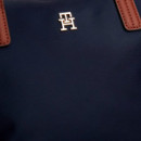 Bolso tote con bandolera tejida