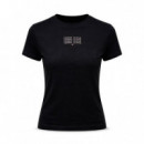 Camiseta Slim Con Estampado De La Marca