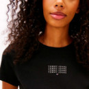 Camiseta Slim Con Estampado De La Marca