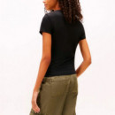 Camiseta Slim Con Estampado De La Marca