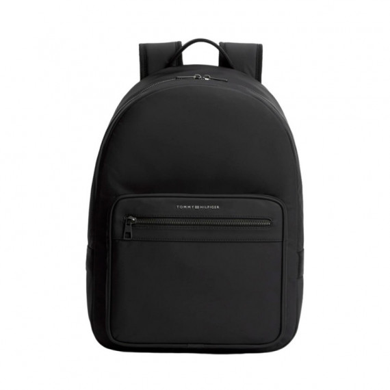 Mochila con logo metálico