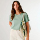 camiseta logo strass