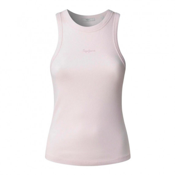 Top canalé sin mangas