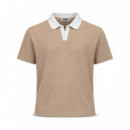 Polo con logo de triángulo