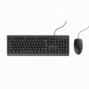 TRUST TECLADO Y RATON USB TKM-250 SILENCIOSO 1.8M