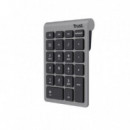 TRUST TECLADO NUMERICO XALAS USB PLATA