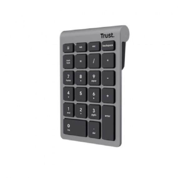 TRUST TECLADO NUMERICO XALAS USB PLATA