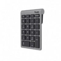 TRUST Teclado Numerico Xalas USB Plata