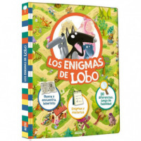 Los enigmas de Lobo. Busca y encuentra y laberinto. Enigmas y misterios. 30 diferencias y juego de h