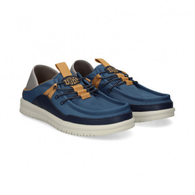 Blucher Neopreno+textil Azulon  HEY DUDE