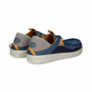 Blucher Neopreno+textil Azulon  HEY DUDE