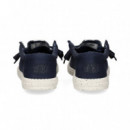 Blucher Textil Azul  HEY DUDE