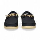 Nautico Piel Azul  HEY DUDE